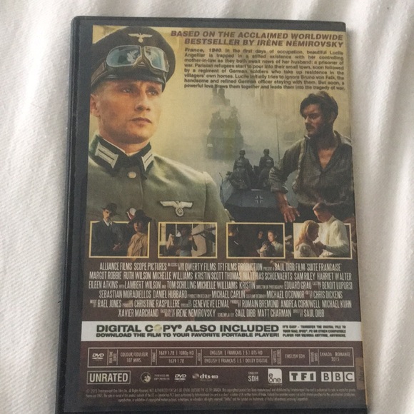 3/$25 Suite Francaise based on the best selling novel - Picture 2 of 4